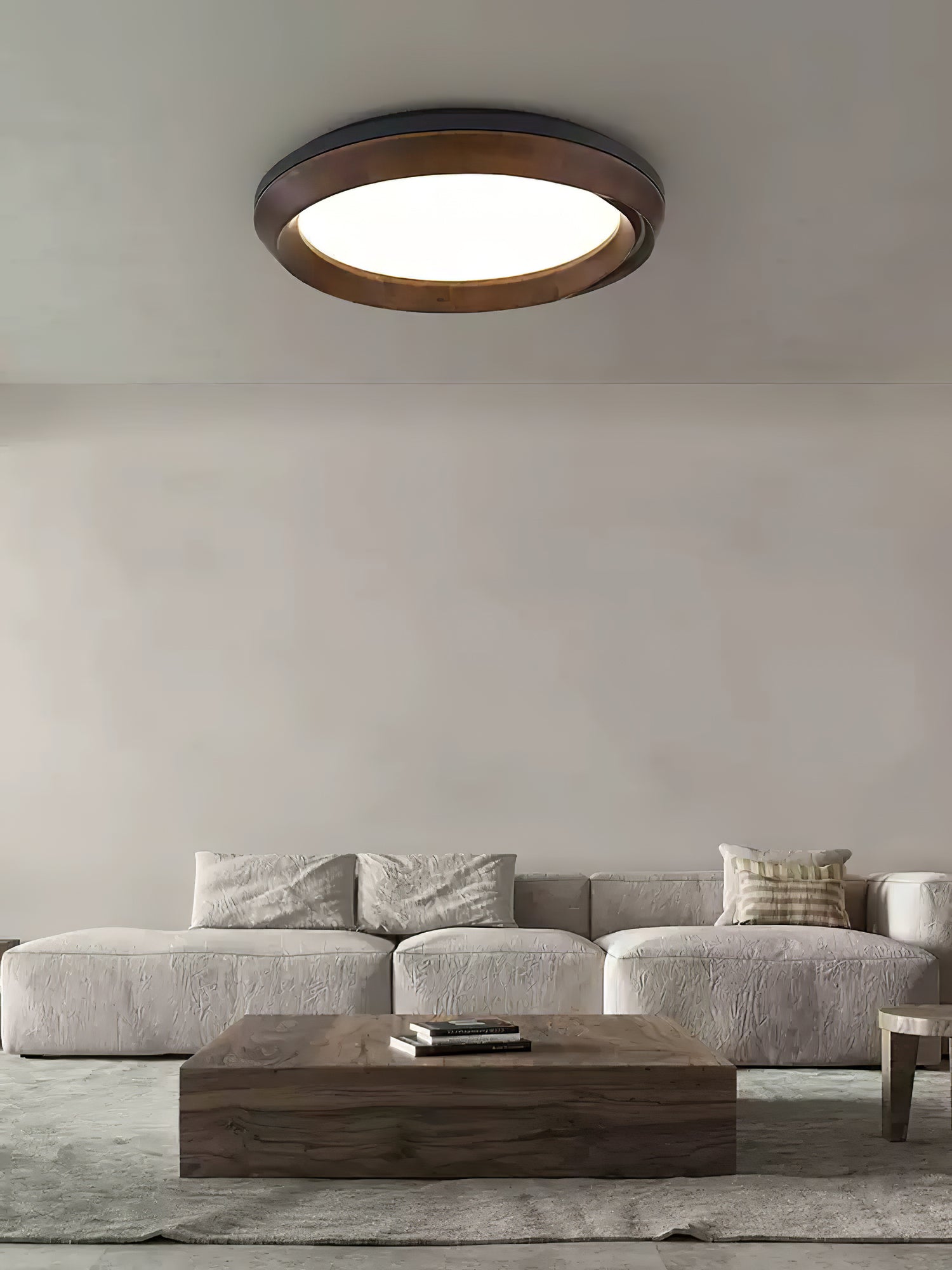 Ripple Wood Integrated LED Ceiling Light