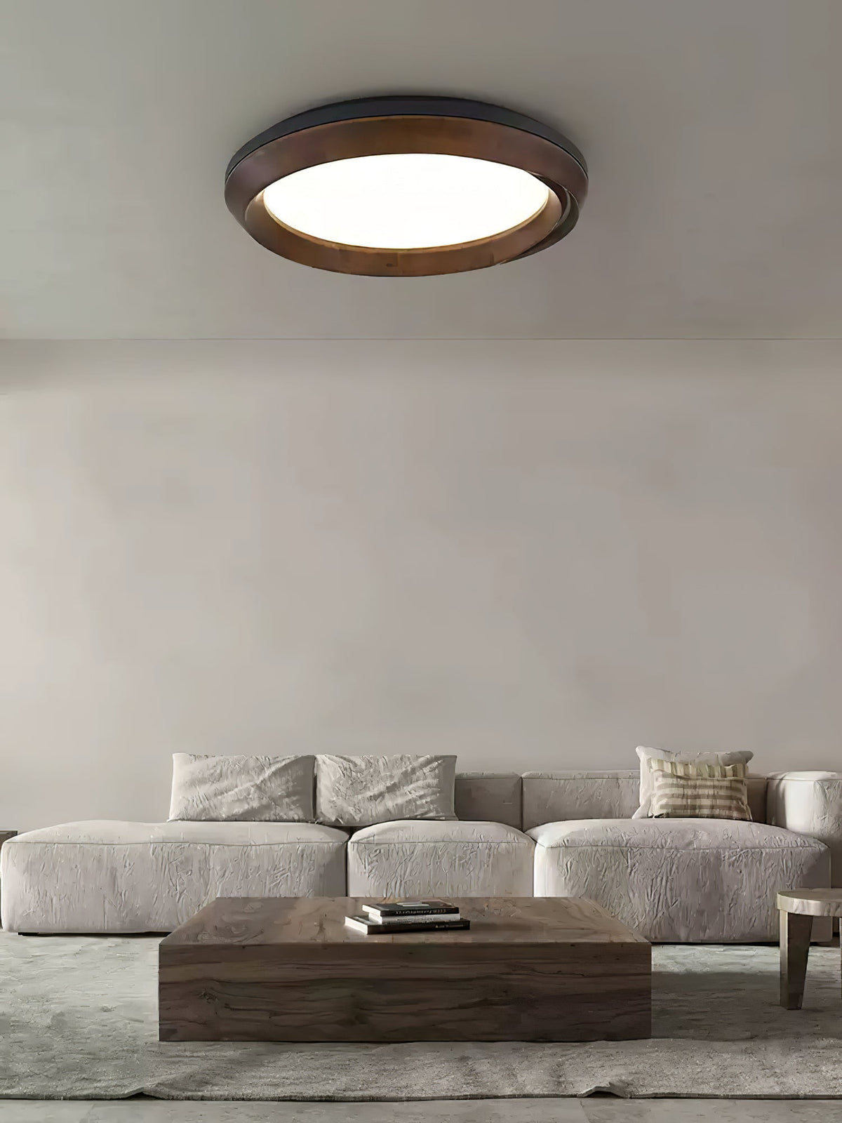 Ripple Wood Integrated LED Ceiling Light