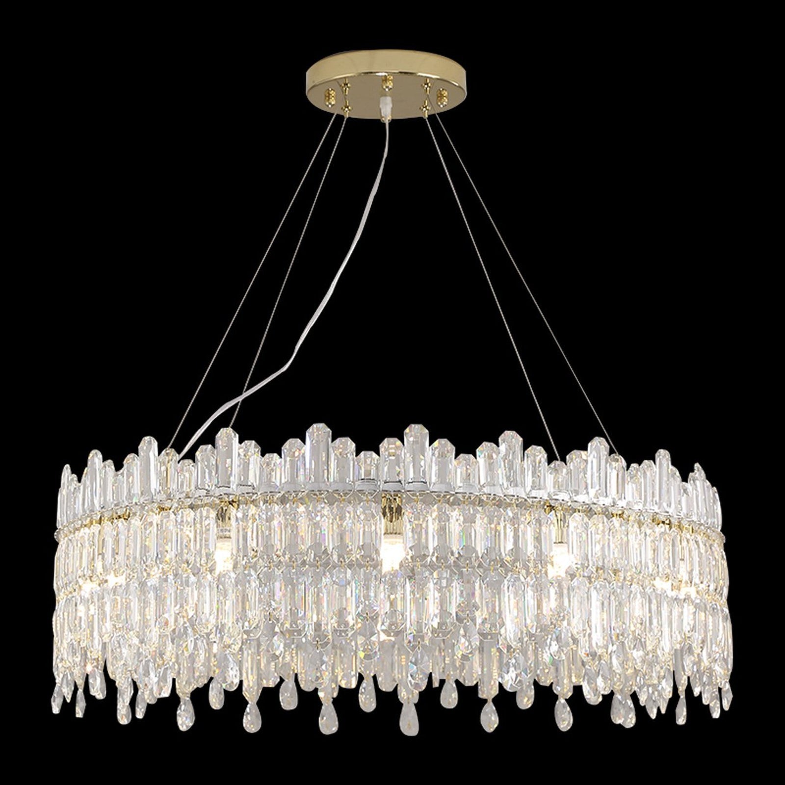 Royal Crown 12-Light Crystal Chandelier / Default Title