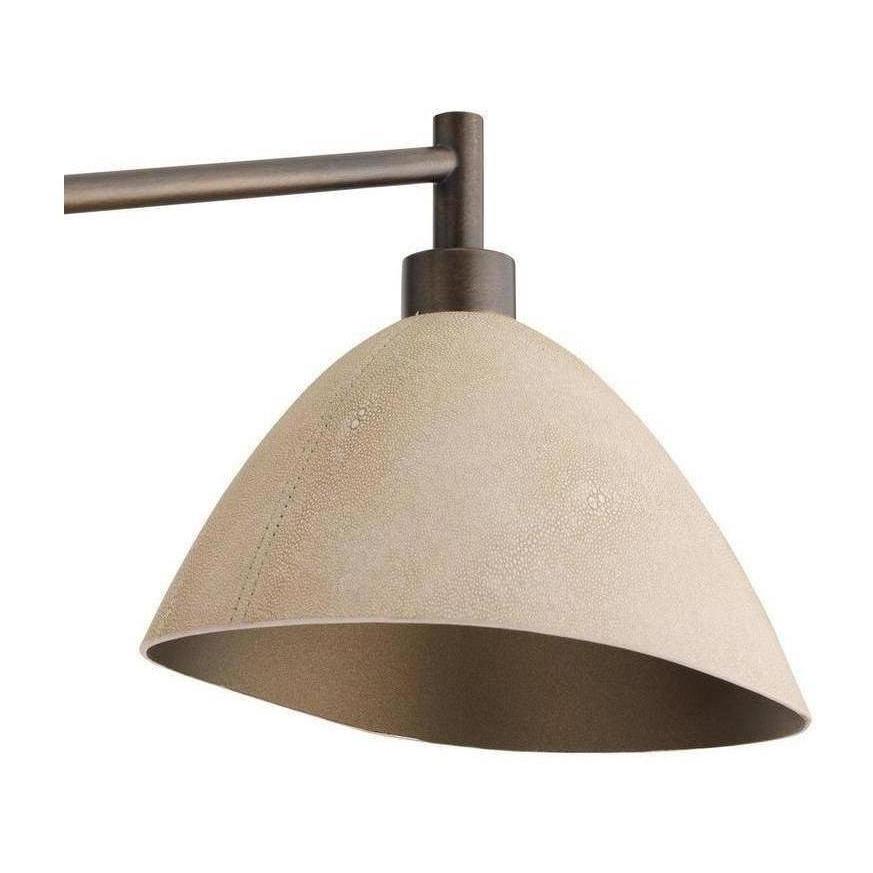 Shagreen Dome Linear Chandelier