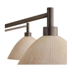 Shagreen Dome Linear Chandelier