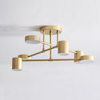 Six-Light Sputnik LED Semi-Flush Ceiling Light