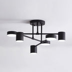 Six-Light Sputnik LED Semi-Flush Ceiling Light