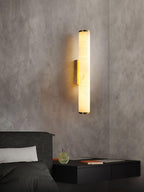 Slim Alabaster Column LED Wall Light