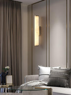 Slim Alabaster Column LED Wall Light