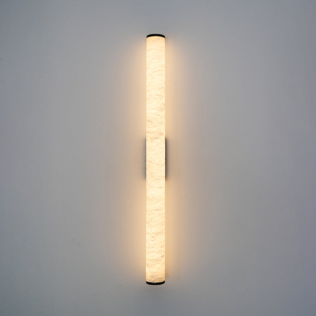Slim Alabaster Column LED Wall Light