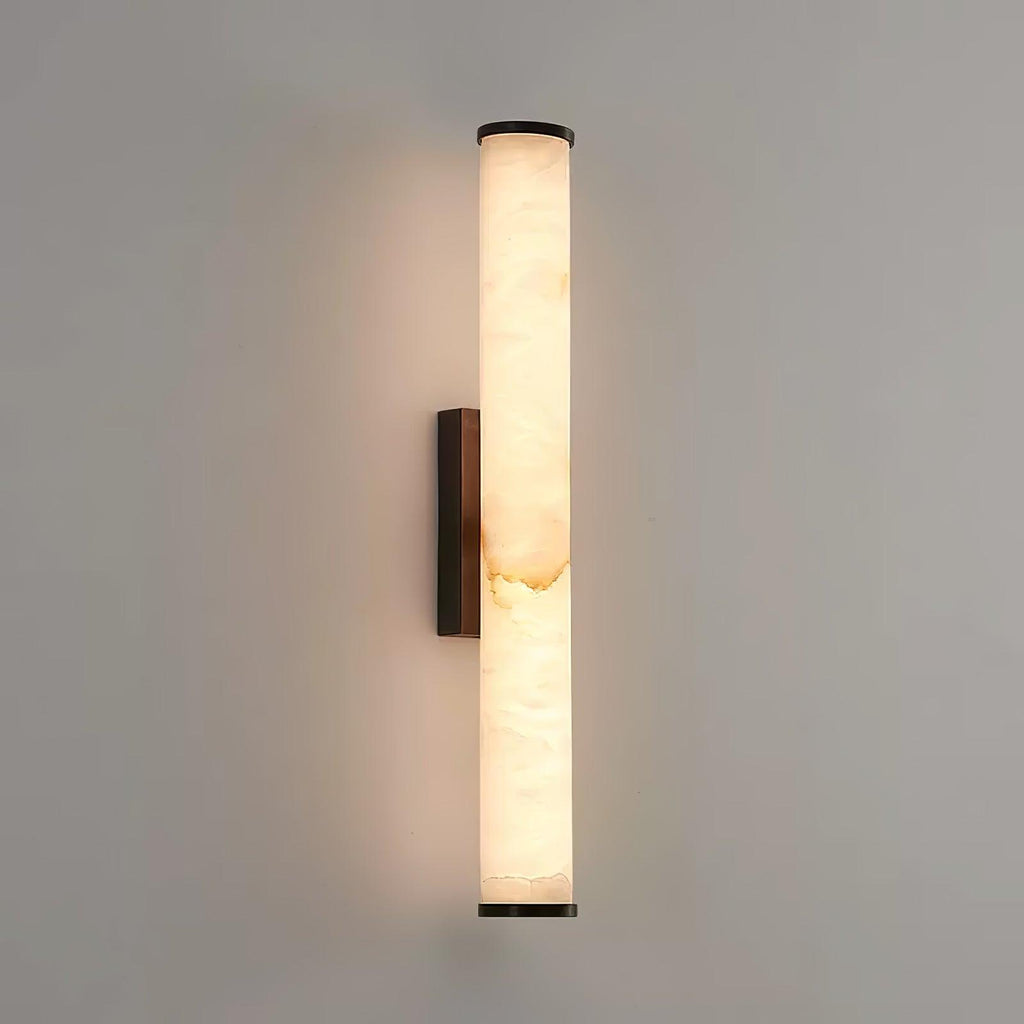 Slim Alabaster Column LED Wall Light