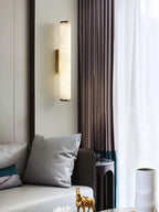 Slim Alabaster Column LED Wall Light
