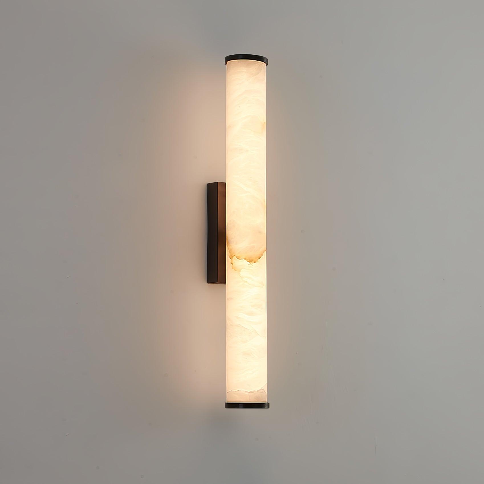 Slim Alabaster Column LED Wall Light