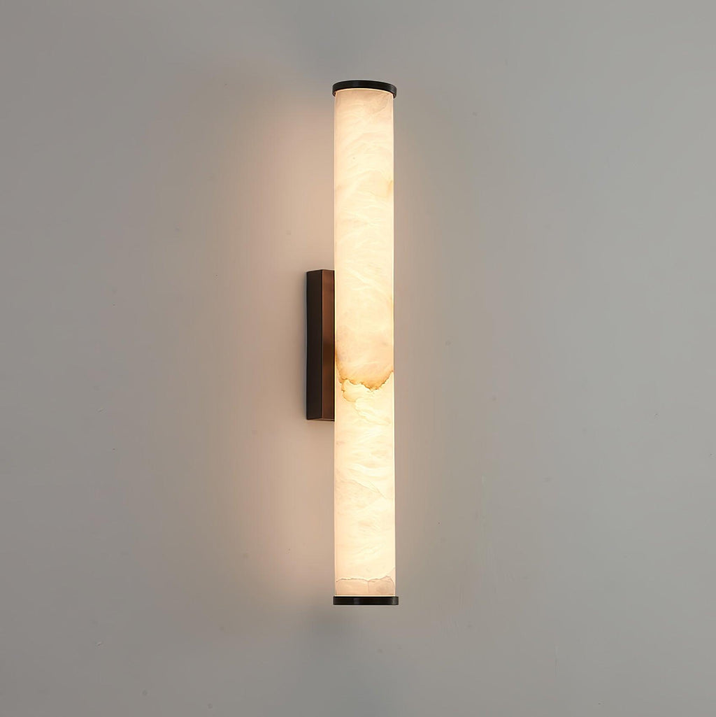 Slim Alabaster Column LED Wall Light