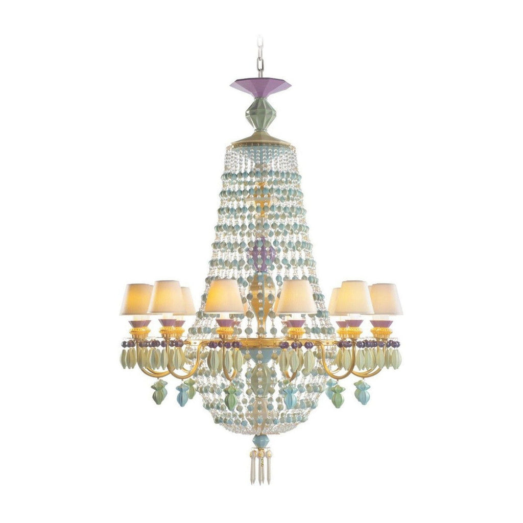 Winter Palace 12-Light Porcelain Chandelier / Default Title